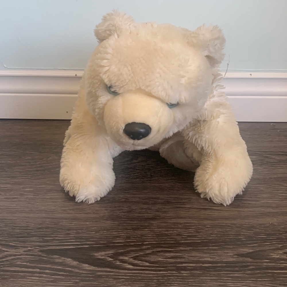Large Vintage 2001 TY Polar Bear Plush